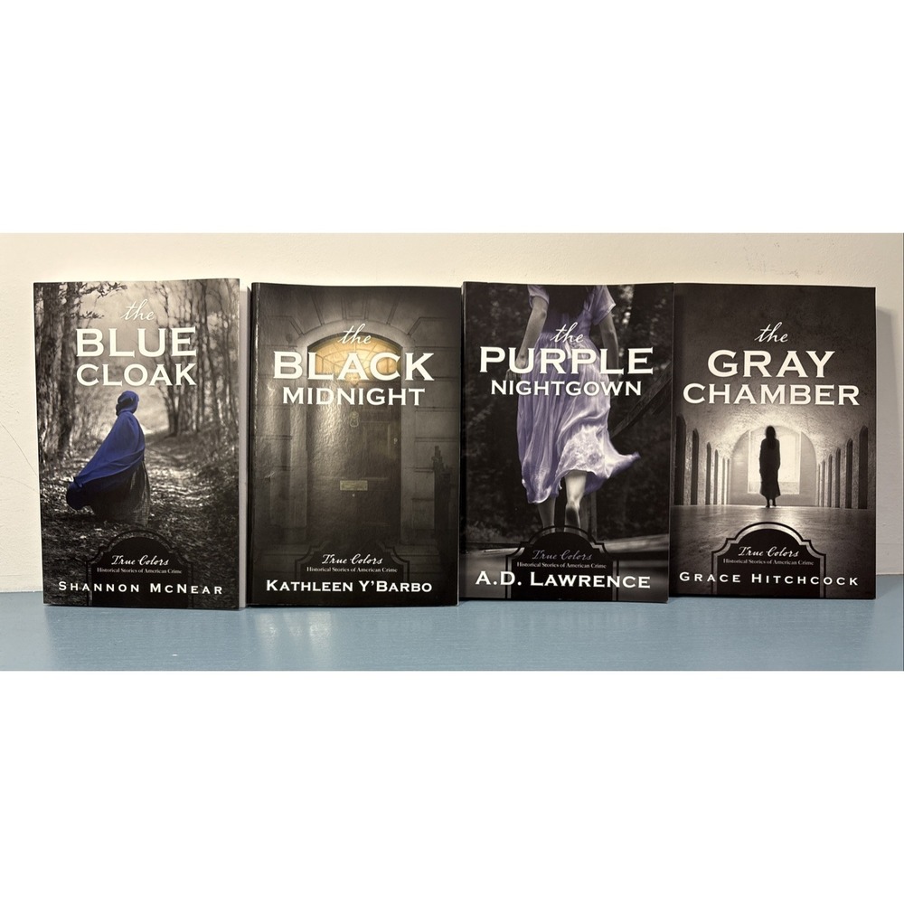 True Colors Historical Stories of American Crime Lot‎ of 4 Christian Suspense